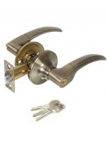 Защелка Trodos, ЗВ6-01, 204207, с ключом, бронза, алюминий