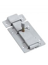 Задвижка дверная, плоский ригель, Секрет-Киров, ЗД-02, 5372, белая