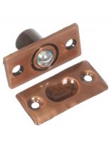 Защелка врезная, Trodos, 03.02.30, 206015, шарик, медная