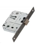 Защелка врезная, Code Deco, 5600-P-WC-GRF, 00034065, язычок пластиковый, с фиксатором, графит