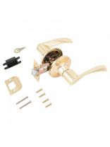 Защелка врезная, Стандарт, 8901 PS PB, 10141, пустая, золото