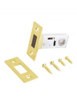 Защелка врезная, Аллюр, L50-8M PB, 11581, магнит, золото