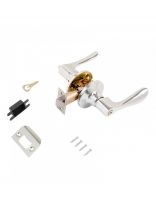 Защелка врезная, Стандарт, 8531 BK CP, 134037, с фиксатором, хром