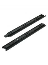 Направляющая шариковая 14", 350х35х0.8 мм, 2 шт, черная, StahlBuro, 16321