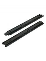 Направляющая шариковая 16", 400х45х0.8 мм, 2 шт, черная, StahlBuro, 16327