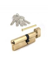 Личинка замка двери Apecs, SM-90(35C/55)-C-G, 19396, 90 мм, с заверткой, золото