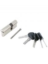 Личинка замка двери Аллюр, HD F 80-5К CP, 7 797, 80 мм, хром, 5 перфоключей