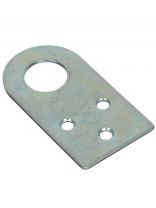 Проушина для замка прямая, 40х75 мм, оцинкованная, Кунгур