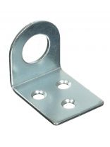 Проушина для замка угловая, 30х70 мм, оцинкованная, Кунгур, 4 115