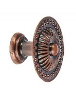 Ручка-кнопка мебельная Trodos, 14.133.30 713L, медь, 303028