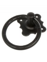 Ручка-кольцо Домарт, РК 80 мод 4, черная, 11529