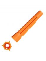 Дюбель универсальный, диаметр 6х35 мм, 20 шт, пакет, Bartex