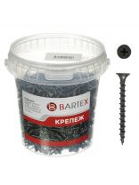 Саморез по дереву и гипсокартону, диаметр 3.5х41 мм, 500 шт, банка, Bartex