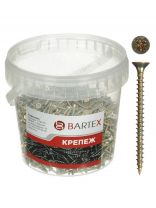 Саморез универсальный, диаметр 4х50 мм, 250 шт, оцинкованный, в ассортименте, банка, Bartex