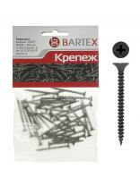 Саморез по металлу и гипсокартону, диаметр 3.5х41 мм, 40 шт, пакет, Bartex