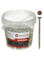 Саморез универсальный, диаметр 4х60 мм, 250 шт, оцинкованный, в ассортименте, банка, Bartex