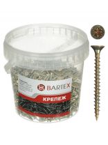 Саморез универсальный, диаметр 5х40 мм, 250 шт, оцинкованный, в ассортименте, банка, Bartex