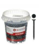 Саморез по металлу и гипсокартону, диаметр 3.5х41 мм, 500 шт, банка, Bartex