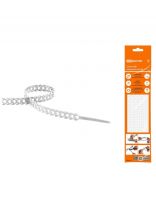 Стяжка 10х300 мм, полиуретан, 20 шт, многозвенная RS, белая, TDM Electric, SQ0515-0603