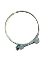 Хомут обжимной червячный усиленный, 98-103 мм, оцинкованный, Robust