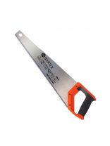 Ножовка по дереву, 450 мм, закаленные зубья, 2D-заточка, 7 TPI, рукоятка двухкомпонентная прорезиненная, Bartex, Standart