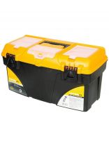 Ящик для инструментов, 21 '', 27.5x29x53 см, пластик, Idea, Титан, пластиковый замок, с секциями, М 2937