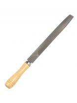 Напильник плоский, 200 мм, №2, деревянная ручка, Bartex, 12019