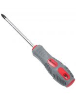 Отвертка крестовая, Bartex, PH2, 2х100 мм, антискользящая двухкомпонентная, CrV сталь, K0029N