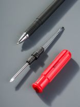 Отвертка Bartex, 3х50 мм, металл, двусторонняя, 40 хром