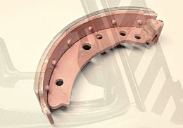 Колодка торм. ф190 / 1661, ЕВ687 передн( 6976.1.07.00.00), шт