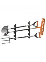 Держатель для садового инвентаря, настенный, черный, ElectricLight, КБ-50