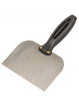 Шпательная лопатка нержавеющая сталь, 150 мм, прямая, рукоятка пластик, Bartex, 06240, 27700409114