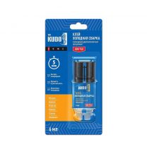 Клей KUDO, эпоксидный, прозрачный, водостойкий, двухкомпонентный, 6 мл, KBS-750, Home