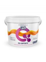 Краска водно-дисперсионная, Formula Q8, акриловая, фасадный по кирпичу, влагостойкая, матовая, коричневая, 2.4 кг