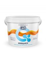 Краска водно-дисперсионная, Formula Q8, акриловая, универсальная, моющаяся, влагостойкая, матовая, белоснежная, 4.5 кг