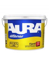 Краска водно-дисперсионная, Aura, Fjord, акриловая, интерьерная, влагостойкая, матовая, 4.5 л