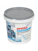 Краска водно-дисперсионная, Ореол, полиакриловая, универсальная, моющаяся, влагостойкая, матовая, 1.5 кг