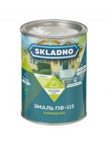 Эмаль Skladno, ПФ-115, алкидная, глянцевая, желтая, 0.8 кг
