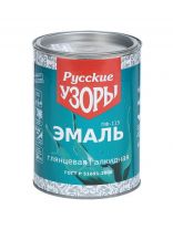 Эмаль Русские узоры, ПФ-115, алкидная, глянцевая, салатовая, 0.9 кг