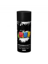 Эмаль аэрозольная, REF, универсальная, акриловая, матовая, черная, 520 мл