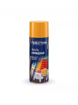 Эмаль аэрозольная, Престиж, универсальная, алкидная, глянцевая, желтая, 520 мл