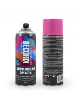 Эмаль аэрозольная, Decorix, универсальная, акриловая, глянцевая, розовая, A26, 520 мл