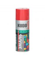 Эмаль аэрозольная, KUDO, универсальная, алкидная, глянцевая, вишневая, 520 мл, KU-1004