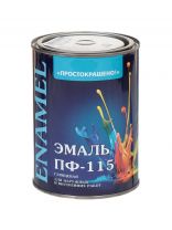 Эмаль Простокрашено, ПФ-115, алкидная, глянцевая, красная, 0.8 кг