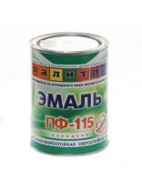 Эмаль Палитра, ПФ-115, алкидная, глянцевая, супербелая, 0.9 кг