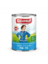 Эмаль Казачка, ПФ-115, алкидная, глянцевая, светло-голубая, 0.9 кг