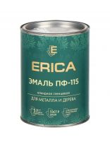 Эмаль Erica, ПФ-115, для внутренних и наружных работ, алкидная, глянцевая, фисташковая, 0.8 кг