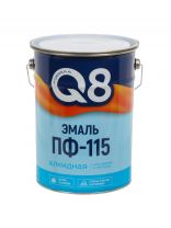 Эмаль Formula Q8, ПФ-115, алкидная, глянцевая, белая, 5.5 кг