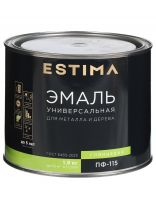 Эмаль Estima, ПФ-115, алкидная, глянцевая, бирюзовая, 1.9 кг