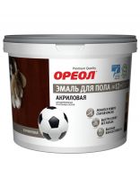 Эмаль Ореол, для пола, быстросохнущая, акриловая, полуматовая, венге, 2.3 кг